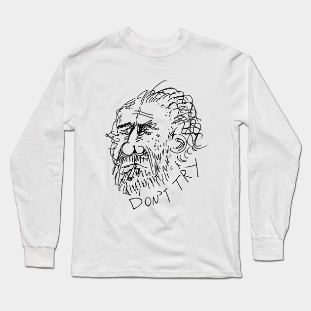 Bukowski Long Sleeve T-Shirt by micalef